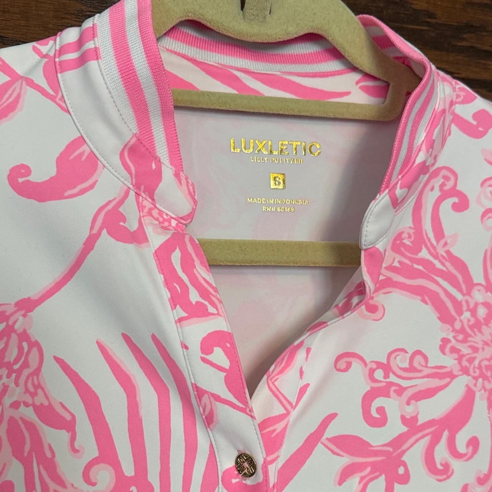 Lilly Pulitzer Vibrant Pink and Cream Dress - Picture 2 of 5